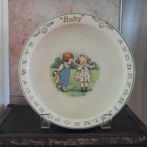 Vintage Dolly Dingle Baby Dish